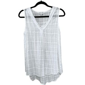 APRICOT White V-Neck Sleeveless Blouse M/L